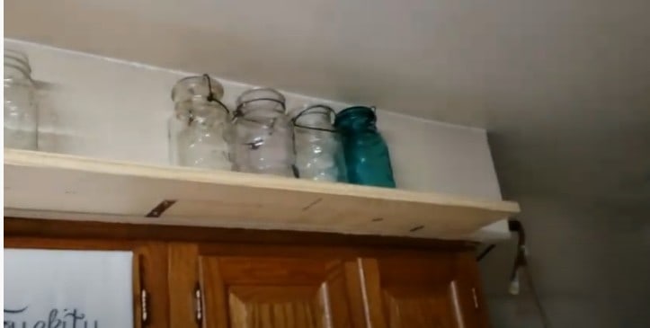 Wooden Shelf for jars