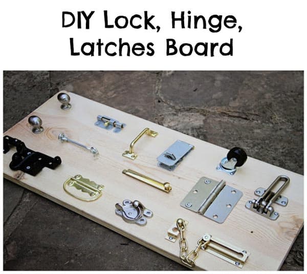Lock-and-Hinge-Board