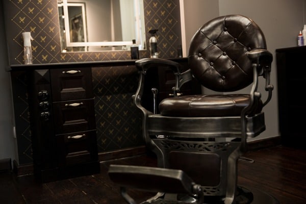 Old School Chair and Cupboard Barber Salon