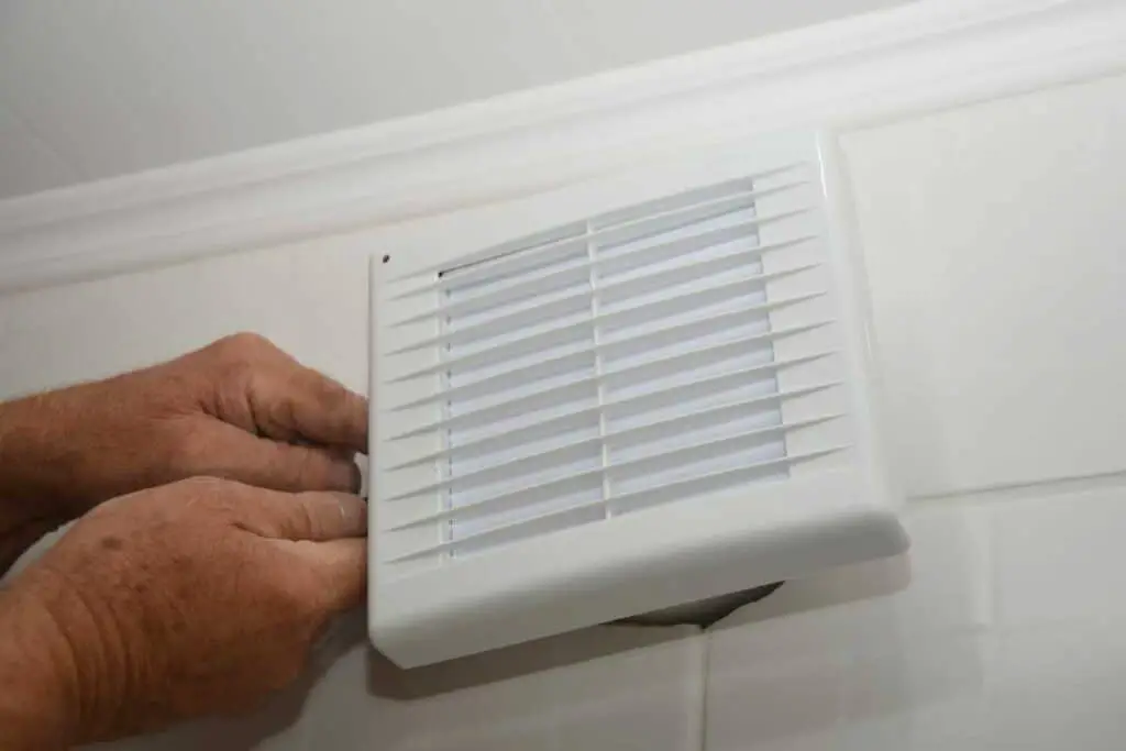 installing shower fan to reduce mold