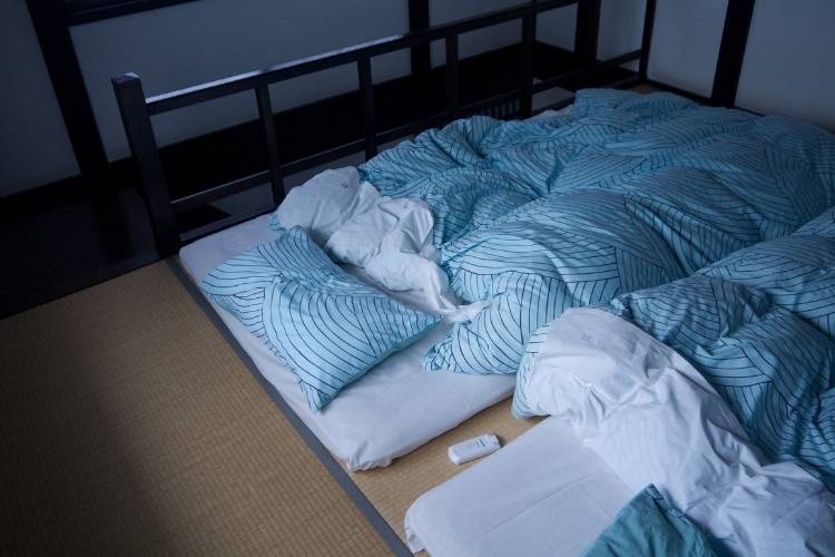 japanese style futon helps back problems
