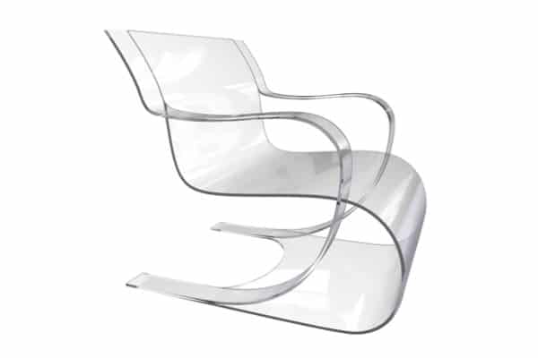 modern acrylic chair