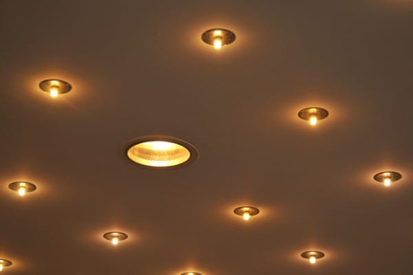 recessed lights