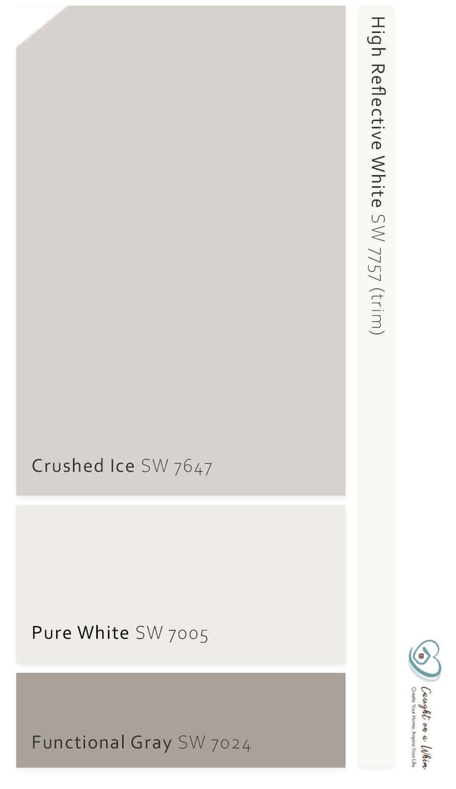 sw crushed ice monochrome coordinating colors
