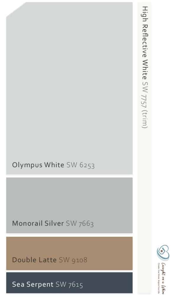 sw olympus white contrasting coordinating colors