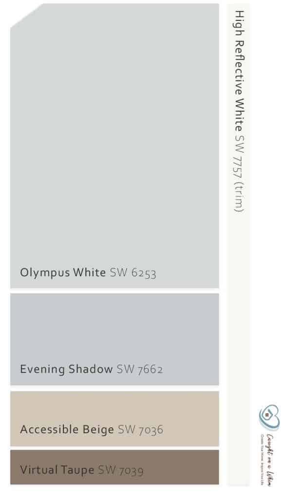 Sherwin-Williams Olympus White SW 6253 - The Blue-Gray Paint That Keeps ...