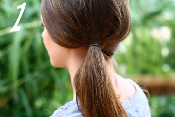 DIY: Topsy Turvy Ponytail