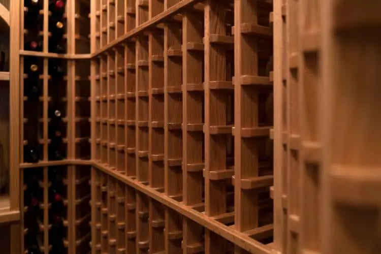 wine room location and size